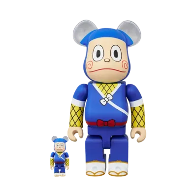 MEDICOM TOY "BEARBRICK" -Ninja Hattori-kun- Ninja Hattori-kun 100% & 400%