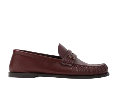 Saint Laurent Women's Laurent Loafers "Burgundy"