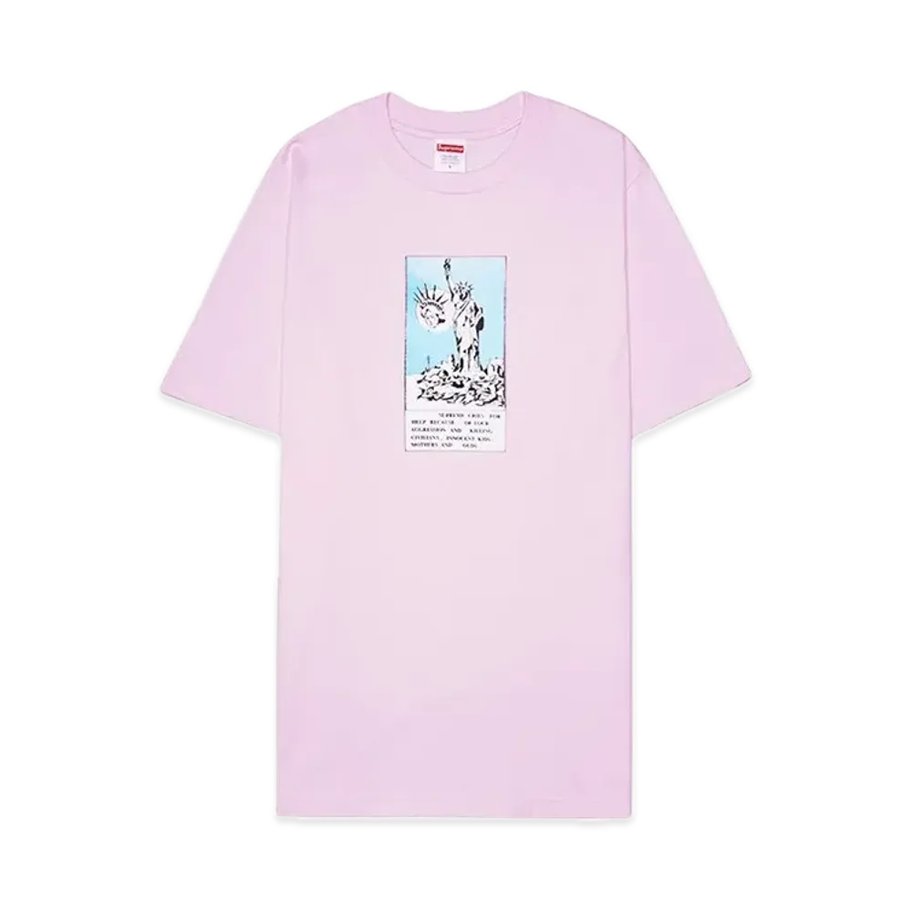 Supreme Liberty Tee "Light Pink"