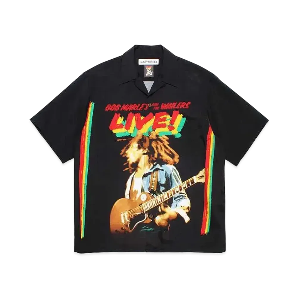WACKO MARIA Bob Marley / Hawaiian Shirt "Black"