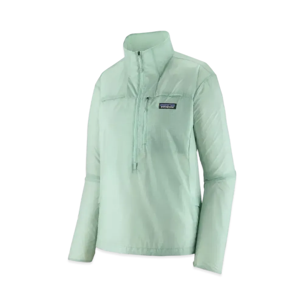 Patagonia Women's Houdini Stash 1/2 Zip Pullover "Wispy Green"
