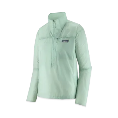 Patagonia Women's Houdini Stash 1/2 Zip Pullover "Wispy Green"