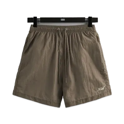 Kith Garment Washed Nylon Active Swim Short "Canvas"