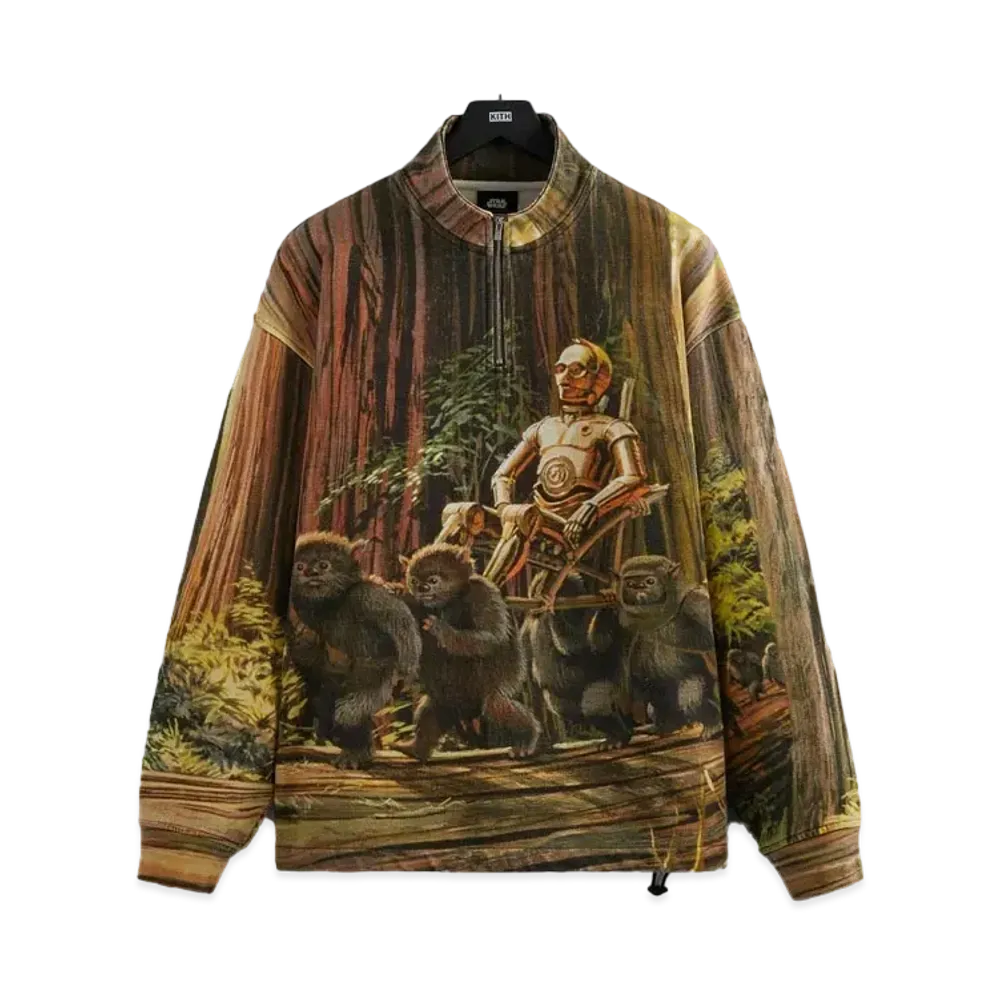 Kith x STAR WARS King C-3PO Quarter Zip "Terra"