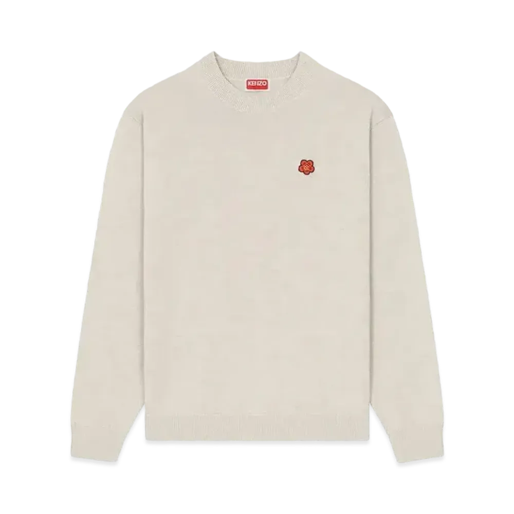 KENZO 'BOKE FLOWER' Embroidery Jumper "Pale Grey"