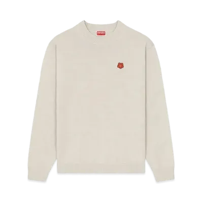 KENZO 'BOKE FLOWER' Embroidery Jumper "Pale Grey"