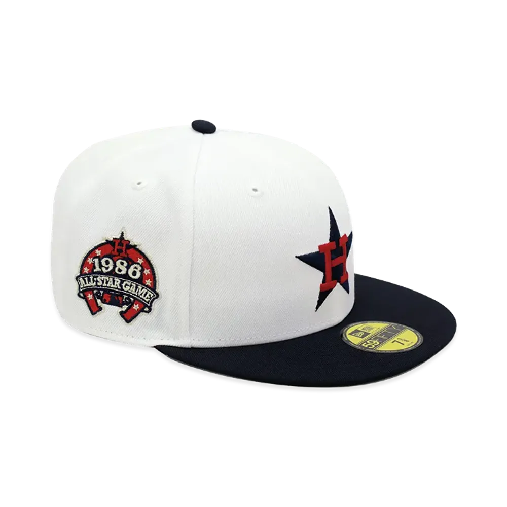 NEW ERA x THE CAP 59Fifty July 4th Houston Astros "White/Navy"