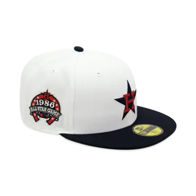 NEW ERA x THE CAP 59Fifty July 4th Houston Astros "White/Navy"