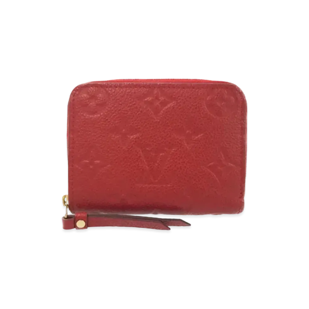 Louis Vuitton Monogram Amplant Zippy Coin Purse "Cerise"