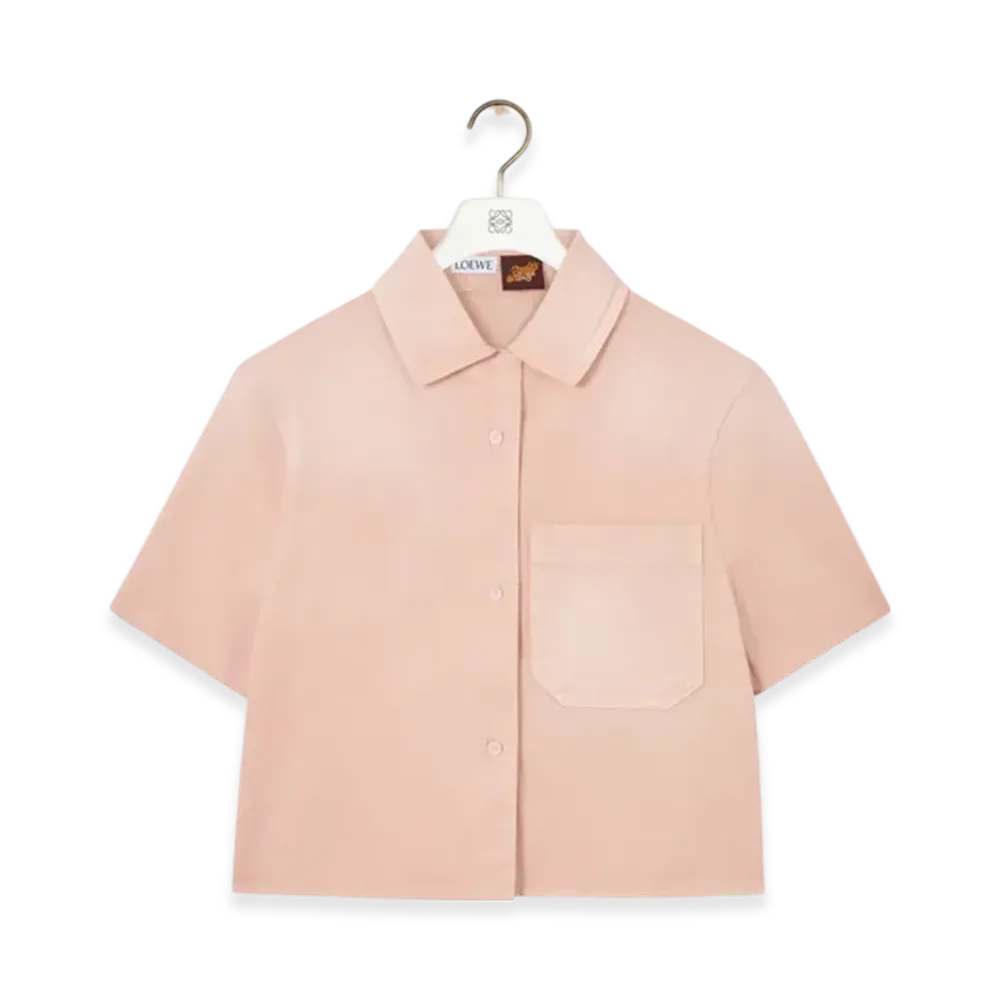 LOEWE Short-Sleeve Shirt "Light Pink"