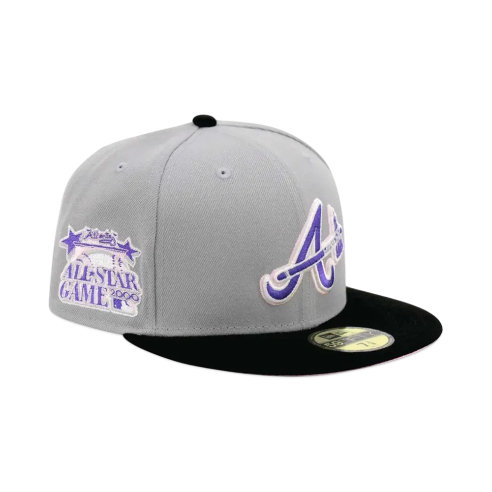 NEW ERA x THE CAP 59Fifty 'WOLFTHORN' Atlanta Braves "Grey/Black"