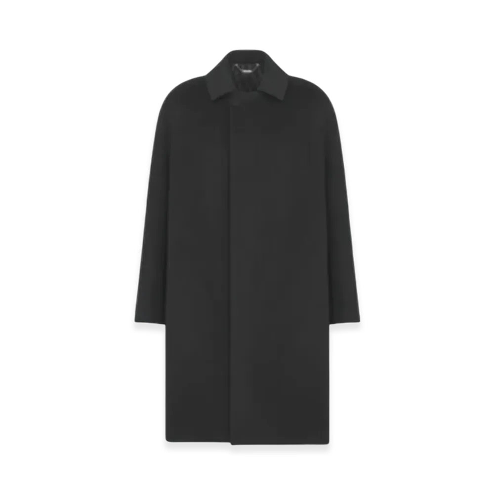 Dior Icons Double Sided Cashmere Wool Coat "Black"