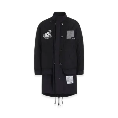Yohji Yamamoto POUR HOMME x Neighborhood Field Parka Shell&Liner "Black"