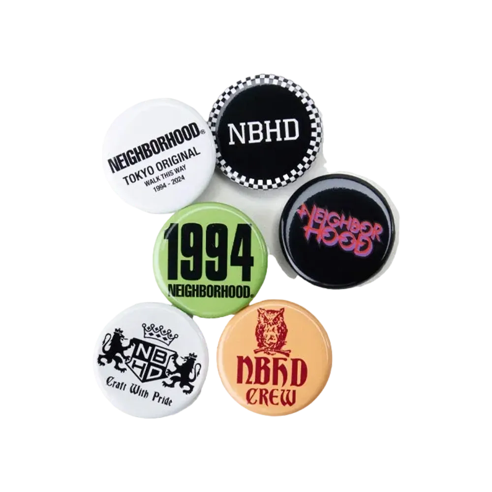 NEIGHBORHOOD Pin Button Set "B-Set"