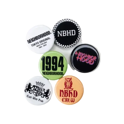 NEIGHBORHOOD Pin Button Set "B-Set"