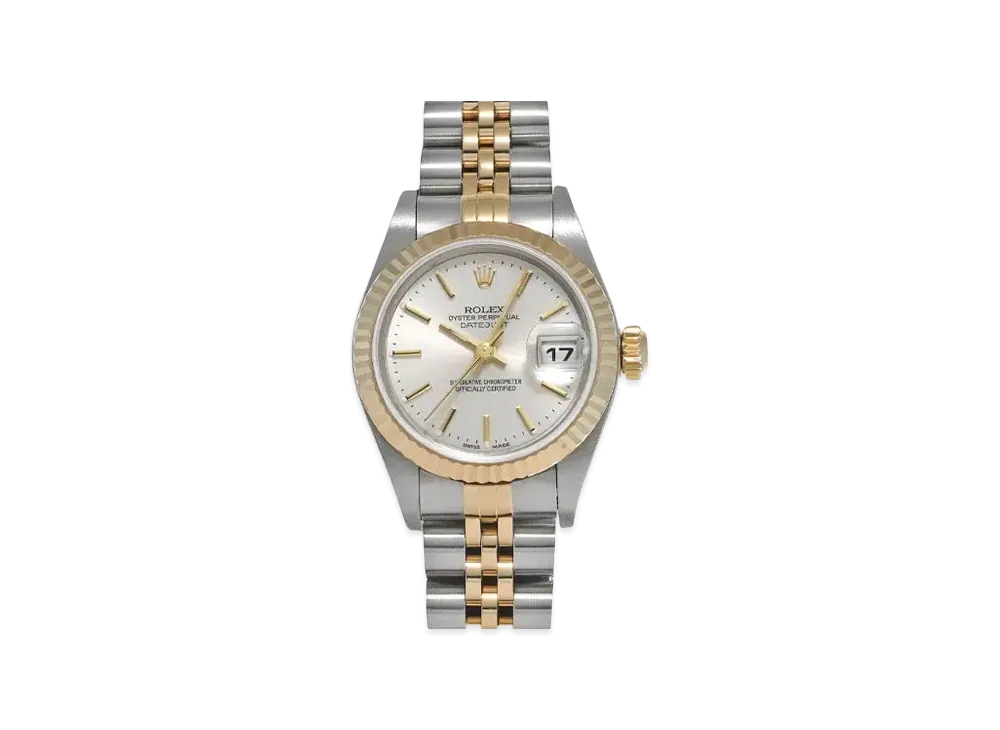 ROLEX Lady-Datejust "Silver/Stainless Steel/Yellow Gold"