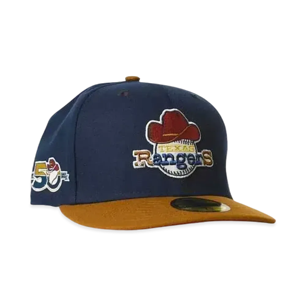 NEW ERA Texas Rangers 50th anniversary "LIGHT NAVY×CAMEL"