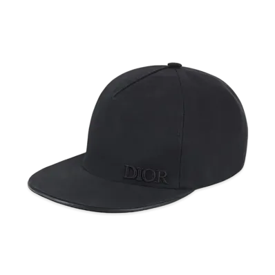 Dior Baseball Cap With Dior Embroidery "Black"