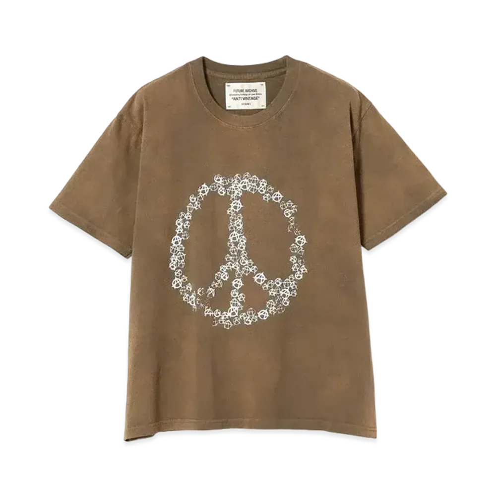 BEAMS x FUTURE ARCHIVE Print Tee "Brown"