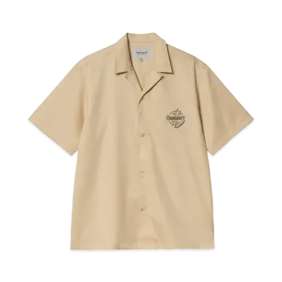 Carhartt S/S Blaze Shirt "Cornsilk/Black"