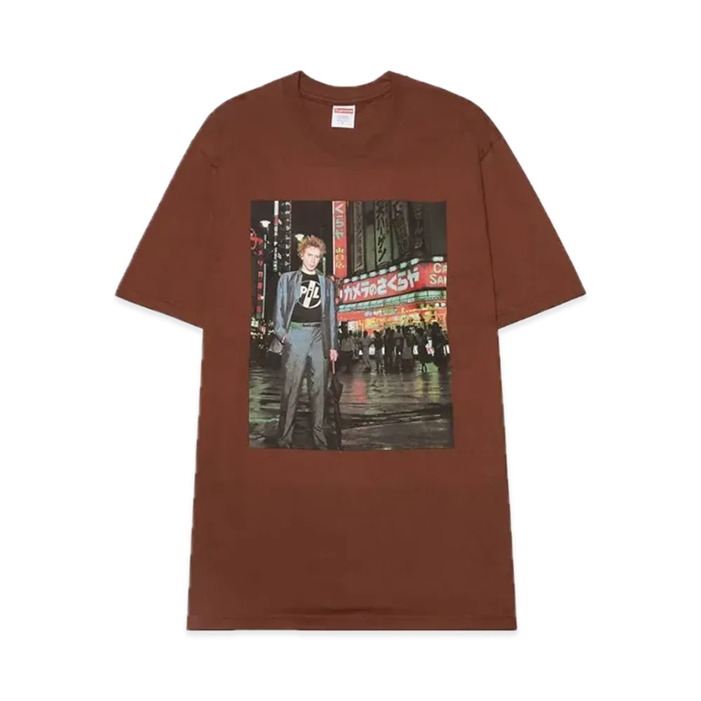 Supreme x PiL Live In Tokyo Tee "Brown"