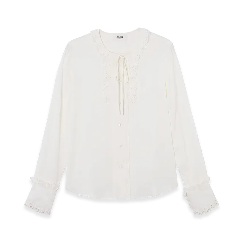 CELINE Blouse Romy Shirt "Ivory"