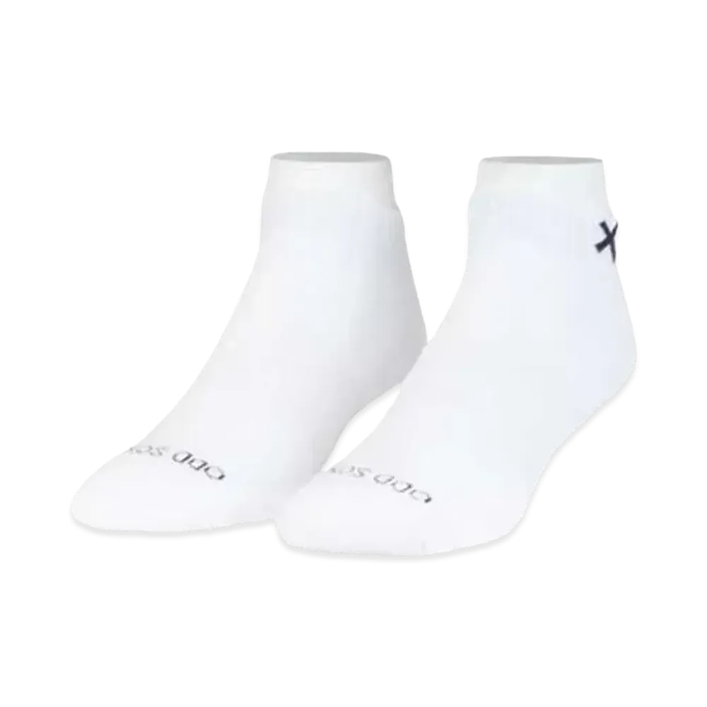 ODD SOX BASIX 3 PACK ANKLE "WHITE"