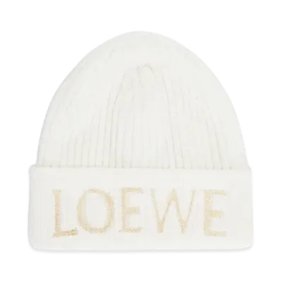 LOEWE Beanie "White"