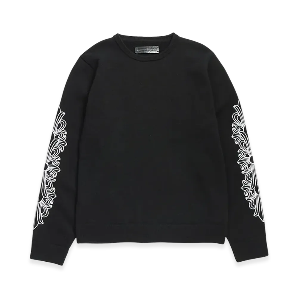 Chrome Hearts Floral Cross Cashmere Knit "Black"
