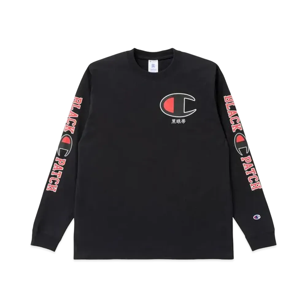 BlackEyePatch Champion Long Sleeve T-Shirts "Black"