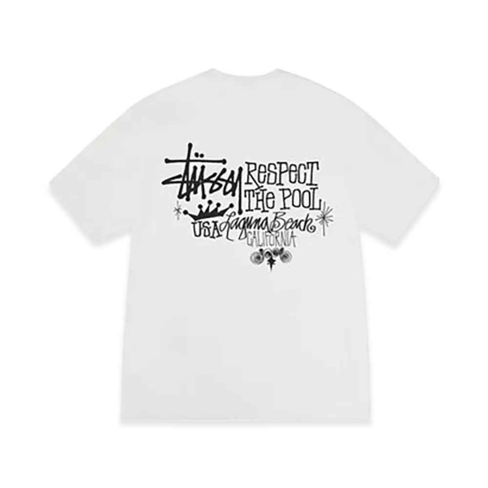 Stussy Respect The Pool Tee Pigment Dyed "Natural"