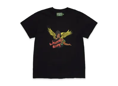 DENIM TEARS Black Cherub Tee "Black"