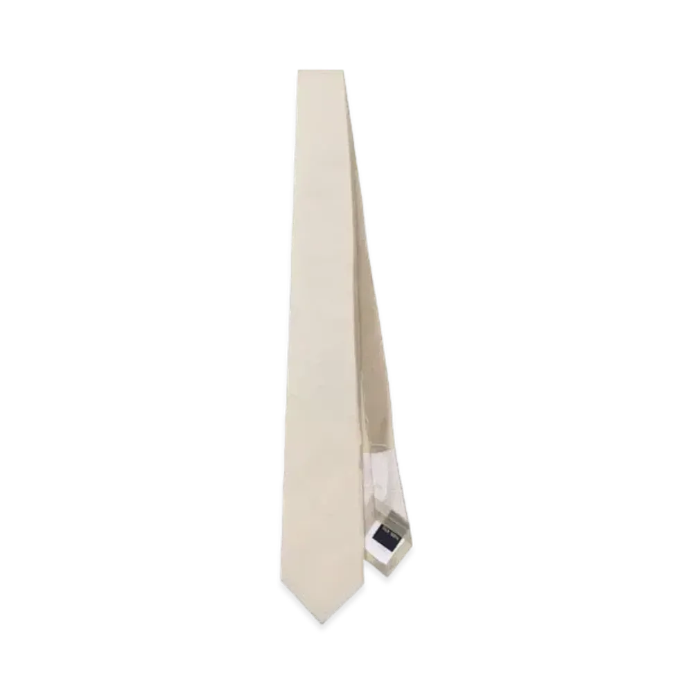 doublet Silk Necktie "Sand Beige"