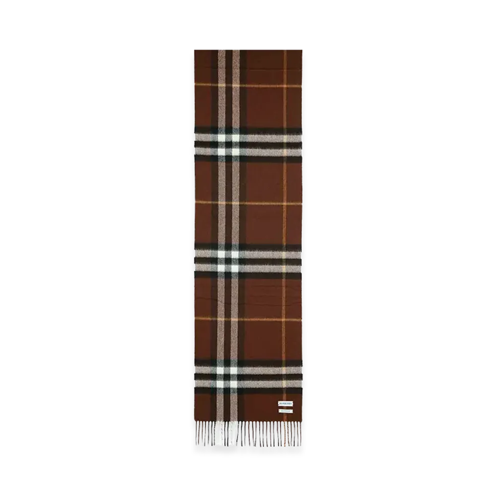 Burberry "Check" Scarf "Brown"