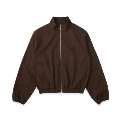 FEELS. Linen Blouson Jacket "Brown"