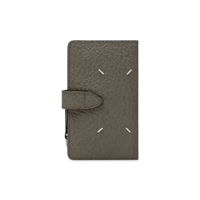 Maison Margiela Four Stitches Zip Wallet "Dark Gray"