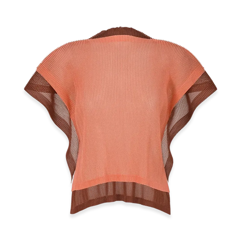 PLEATS PLEASE ISSEY MIYAKE Mist June "Coral/Terracotta"