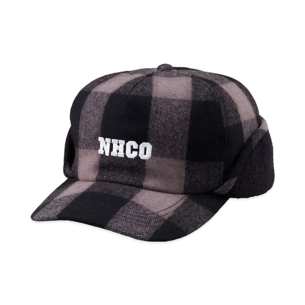 NEIGHBORHOOD Buffalo Check Flap CAP . WN "Gray"