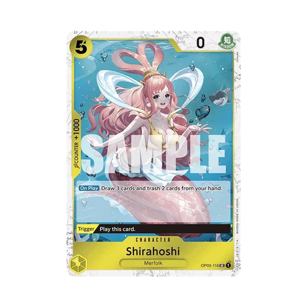 しらほし UC : 海賊旗フォイル [OP03-116]【英語版】(プレミアムブースター「ONE PIECE CARD THE BEST」)