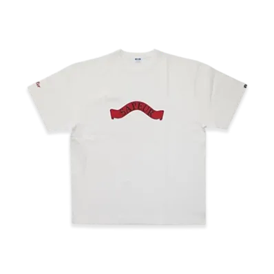 SAPEur Arch Logo S/S Tee "White"