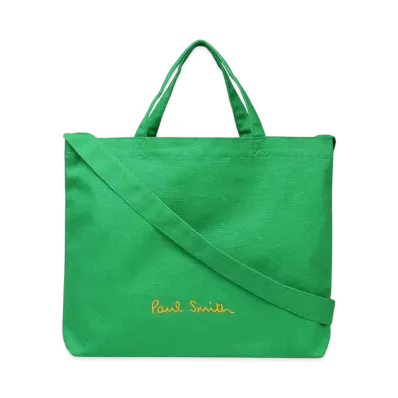 Paul Smith Logo Pop Color Tote Bag "Green"