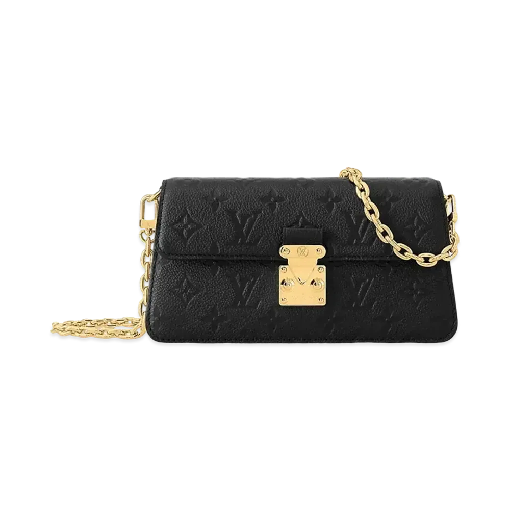 Louis Vuitton Wallet On Chain Metis Monogram Empreinte Leather "Noir"