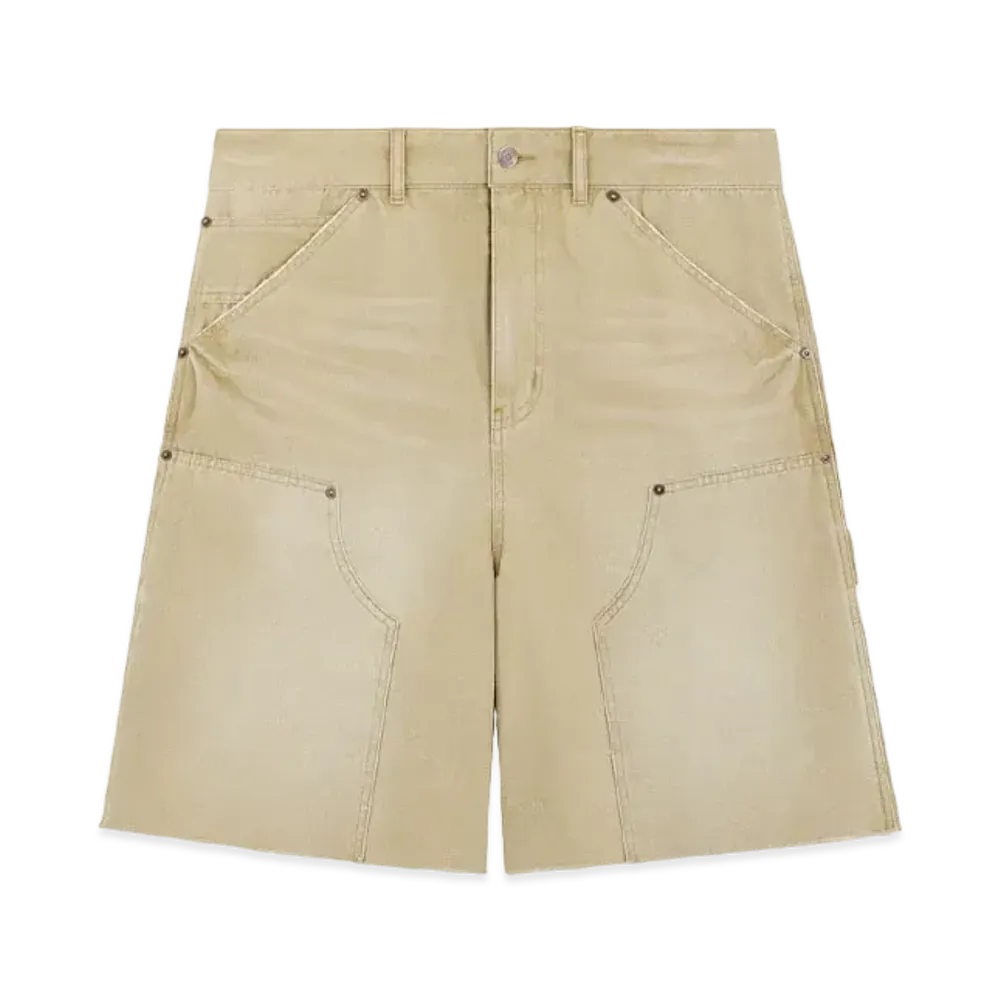 WE11DONE Bermuda Carpenter Pants "Beige"