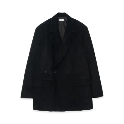 YOKE Goat Suede Jacket "Black"