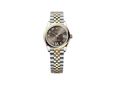 ROLEX Datejust 31mm Oystersteel & Yellow Gold 278243 "Dark Grey"