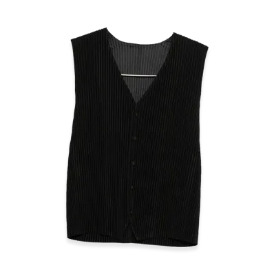 COMME des GARCONS HOMME Polyester Vest "Black"