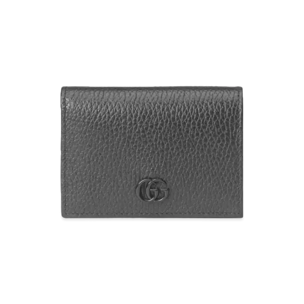 GUCCI GG Marmont Card Case Wallet "Black"