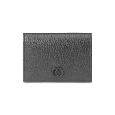GUCCI GG Marmont Card Case Wallet "Black"