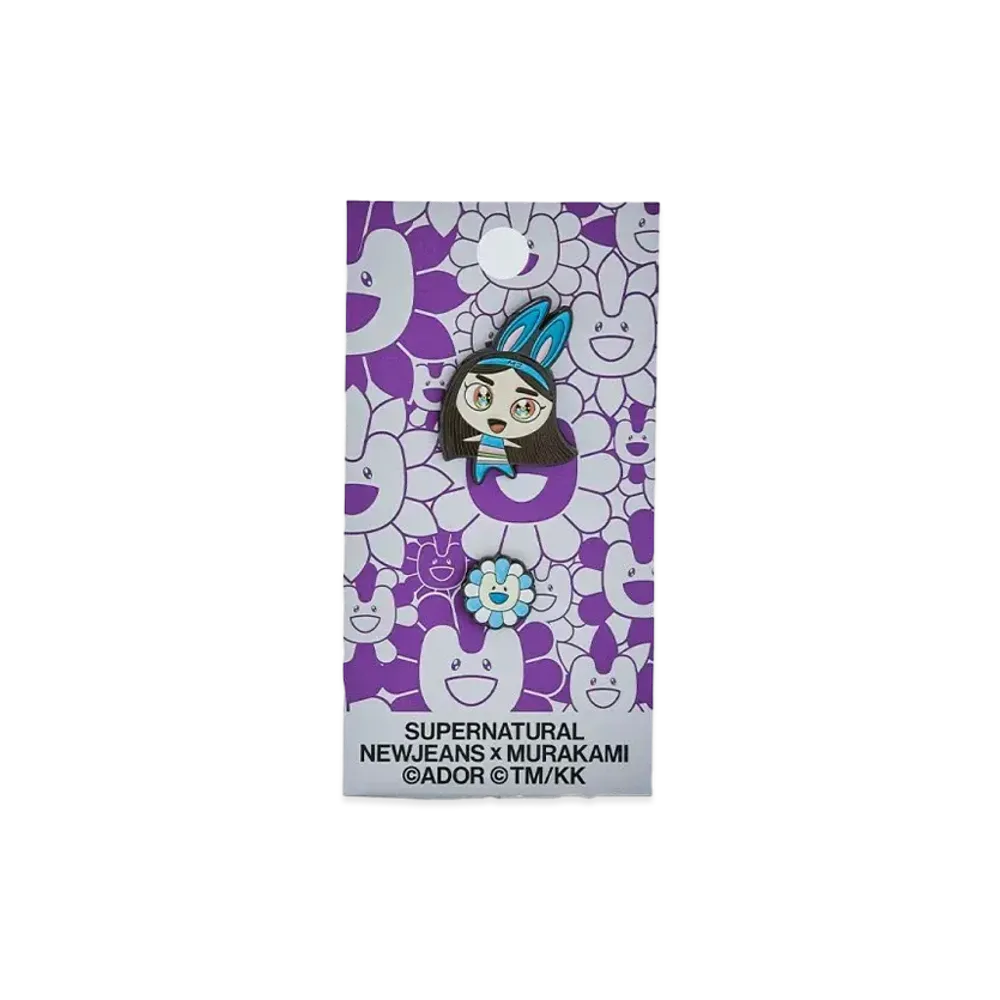 NewJeans x Takashi Murakami Supernatural Metal Pin Badge "Minji"