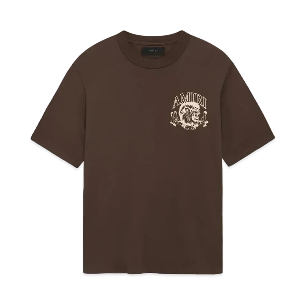 AMIRI Lion Outline Tee "Dark Brown"